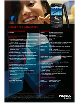 Nokia E71x Guide De Spécification