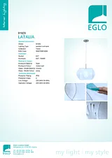 Eglo Latalia 91929 产品宣传页