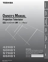 Toshiba 42H81 Manual Do Utilizador