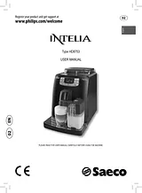 Saeco Intelia HD8753/87 Benutzerhandbuch