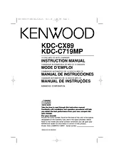 Kenwood KDC-C719MP Manual Do Utilizador