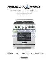 American Range ARR304L Specification Sheet