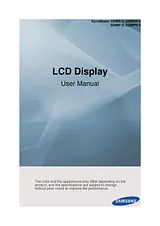 Samsung 320MX-3 LH32HBPLBCEN User Manual