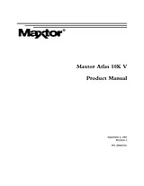 Maxtor 10K V Manuale Utente