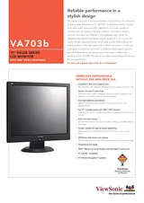 Viewsonic VA703b VS11359B Leaflet