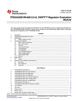 Texas Instruments TPS54526 Evaluation Module TPS54526EVM-608 TPS54526EVM-608 데이터 시트