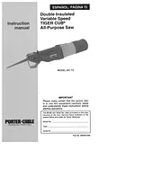 Porter-Cable 647 T3 Manual Do Utilizador