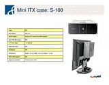 Aopen S100 Mini ITX 91.90D20.A020 Prospecto