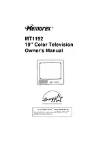 Memorex mt1192 ユーザーズマニュアル
