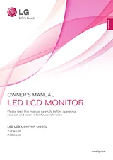 LG 22EA53VQ Owner's Manual