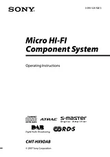 Sony CMT-HX9DAB Manuale Utente