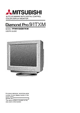 Mitsubishi diamond pro 91txm Manual De Usuario