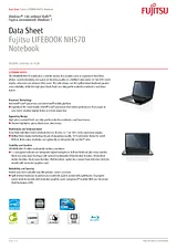 Fujitsu NH570 VFY:NH570MF221DE Техническая Спецификация