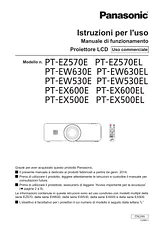 Panasonic PTEZ570 Guida Al Funzionamento
