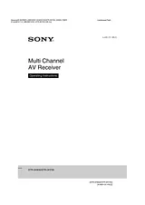 Sony STRDH840 Manual Do Utilizador