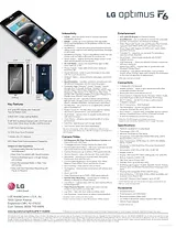 LG D505 LGD505.AITABK Specification Sheet