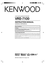 Kenwood VRS-7100 User Manual