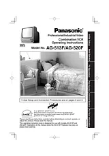 Panasonic ag-513 Manual Do Utilizador