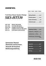 ONKYO SKS-HT530 Manual Do Utilizador