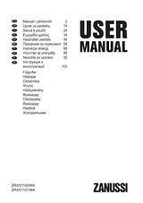 Zanussi ZRX51100WA User Manual