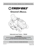Troy-Bilt TB2246 Справочник Пользователя
