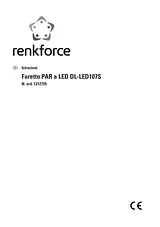 Renkforce LED PAR stage spotlight No. of LEDs: 108 DL-LED107S DL-LED107S Manual Do Utilizador