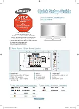 Samsung ln-40a630 Quick Setup Guide