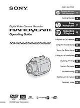 Sony DCR-DVD404E Manual Do Utilizador