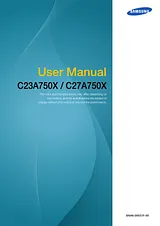 Samsung C23A750X Manual Do Utilizador