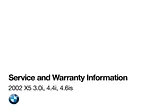 BMW X5 3.0i SAV Warranty Information