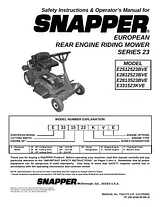 Snapper E2512523BVE Benutzerhandbuch