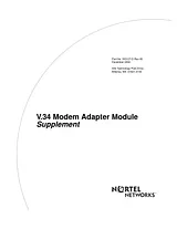 Nortel Networks V.34 ユーザーズマニュアル