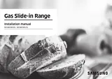 Samsung Freestanding Gas Ranges (NX58K9850 Series) Guía De Instalación