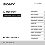 Sony PX312F Manuale Utente