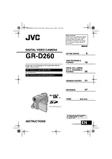 JVC GR-D260 Справочник Пользователя