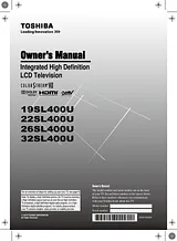 Toshiba 19SL400U Manual Do Utilizador