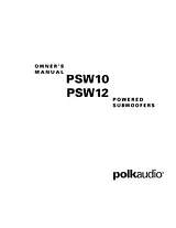 Polk Audio PSW10 用户手册