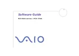 Sony pcv-rxg408 Software Guide