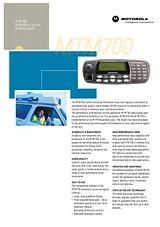 Motorola MTM700 Dépliant