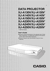 Casio XJ-A250V User Manual