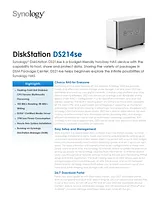 Synology DS214se DS214SE_4TB_WD_GREEN Benutzerhandbuch