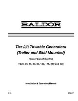 Baldor TS25 Installation Instruction