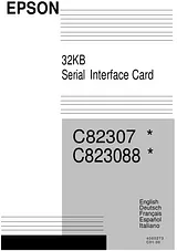 Epson C823088 Manual Do Utilizador