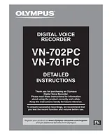 Olympus VN-701PC Manual De Introducción