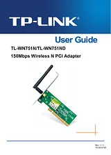 TP-LINK TTL-WN751N Справочник Пользователя