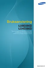 Samsung 28" UHD-näyttö UE590 Manual Do Utilizador