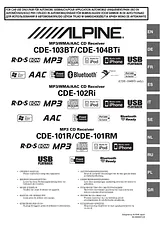 Alpine CDE-103BT User Manual