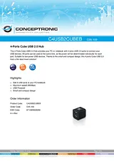 Conceptronic C4USB2CUBEB C05-109 Manual Do Utilizador