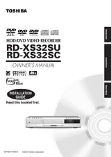 Toshiba rd-xs32 Installation Guide