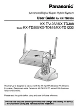 Panasonic KX-TD816 Benutzerhandbuch